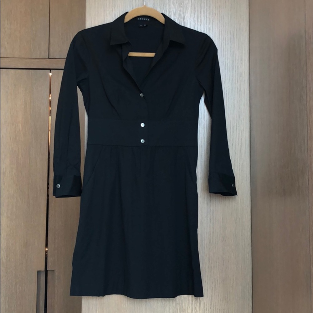 Theory black dress